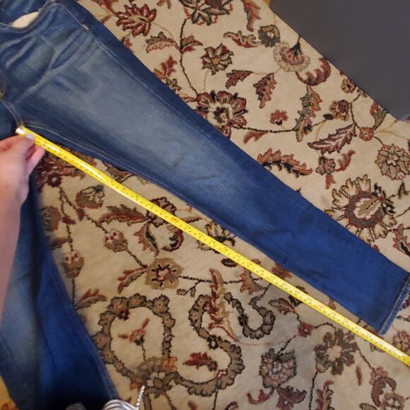 Rag & Bone Skinny Jeans Dark Wash Kingsland Style W1502K520 Women's Size 28 - Picture 15 of 16